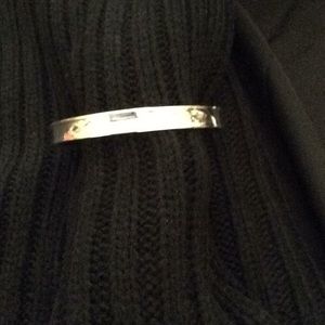 Sterling silver concave the bracelet